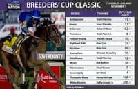 Breeders' Cup Classic fair odds: Sovereignty for supremacy